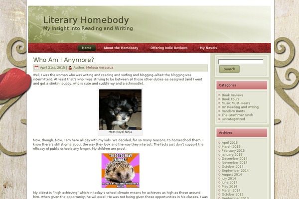 literaryhomebody.com site used Shabby_abbey