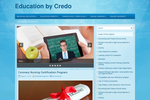 literatibycredo.com site used Educationblog