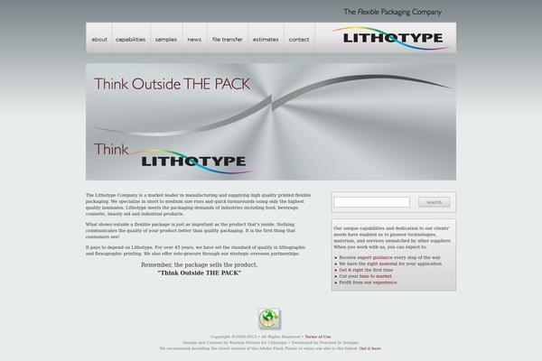 lithotype.com site used Lithotype