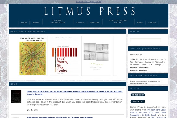 litmuspress.org site used Litmus
