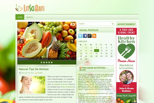 Dietingmag theme site design template sample