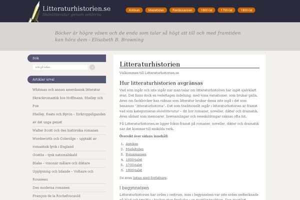 litteraturhistorien.se site used Almanac