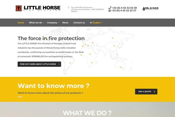 little-horse.com site used Consulting-theme