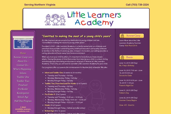 little-learners-academy.com site used Memoir