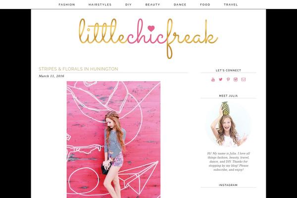 littlechicfreak.com site used Addison-theme