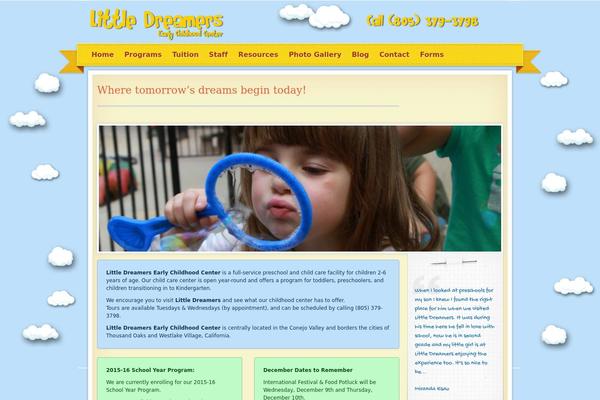 Kiddo theme site design template sample