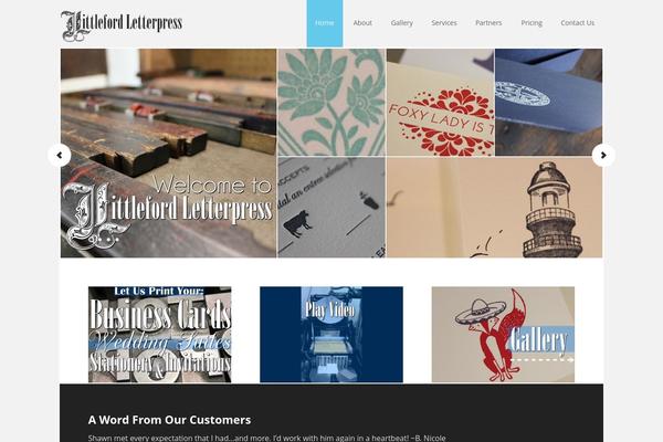 littlefordletterpress.com site used Executive Pro Theme