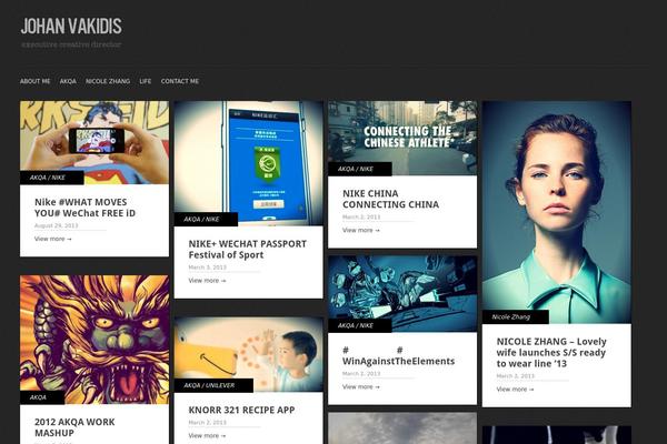 Gridly theme site design template sample