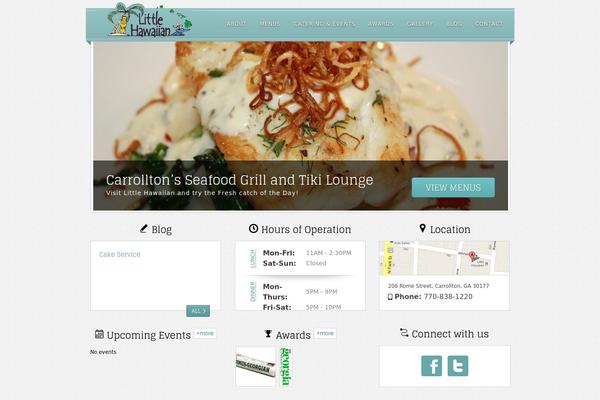 littlehawaiianrestaurant.com site used Ahansendesign
