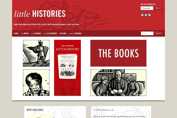 littlehistory.org site used Little-histories-responsive