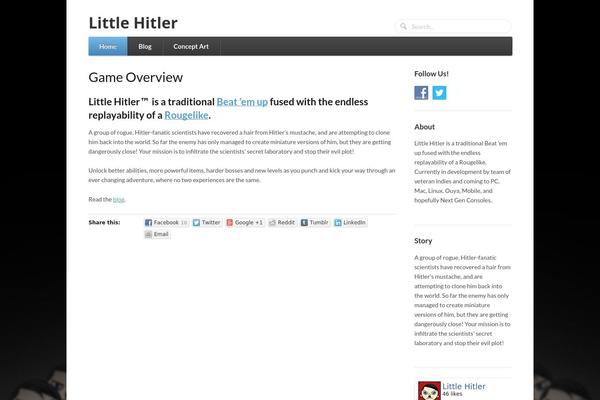 WordPress website example screenshot