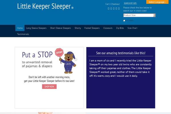 littlekeepersleeper.com site used Yourweblayout-v3