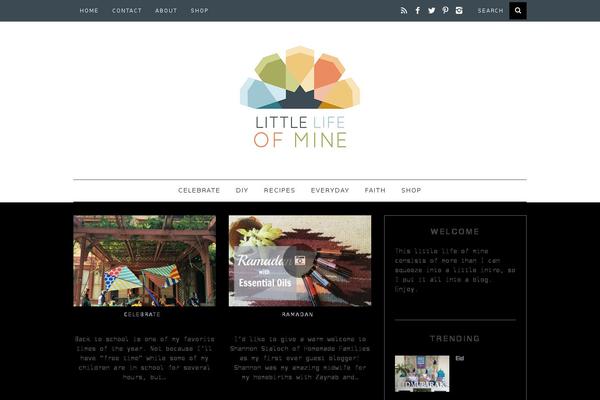 SimpleMag child theme site design template sample