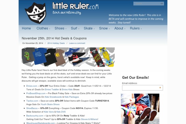 WordPress website example screenshot