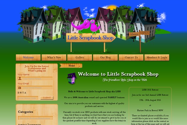 littlescrapbookshop.com.au site used Littlescrapshop