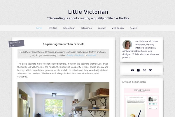 littlevictorian.com site used Meyne-argent-theme