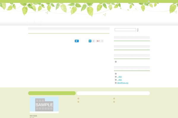 WordPress website example screenshot