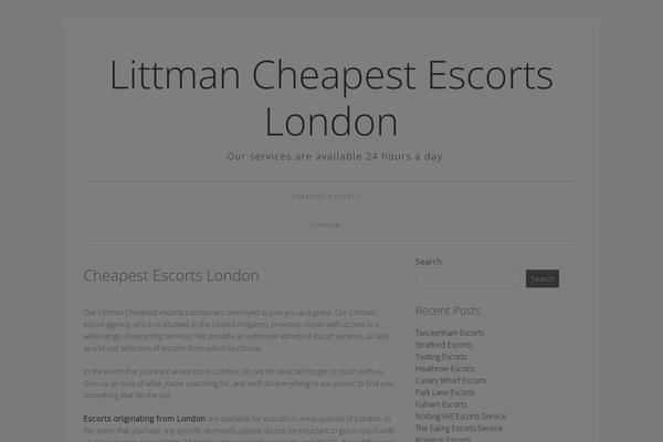 littman.co.uk site used Minimal-blog