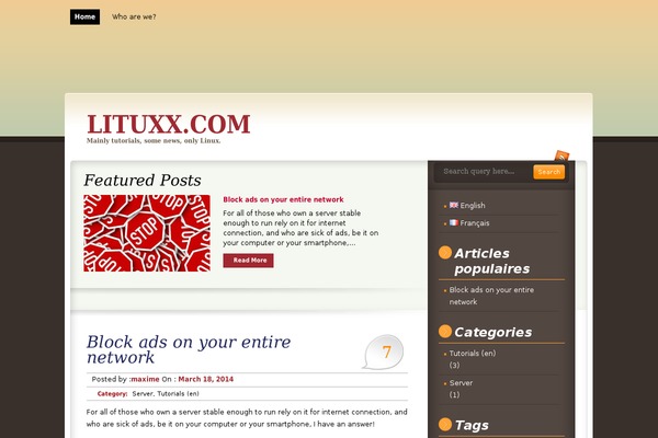 Sienna theme site design template sample