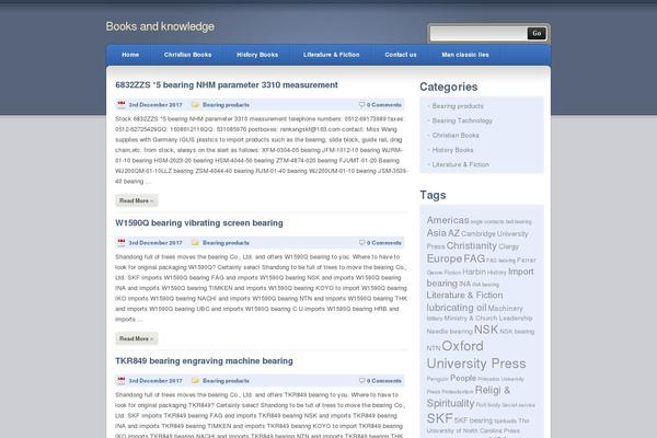 WordPress website example screenshot