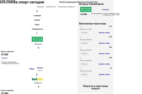 live-stavki.ru site used Jbetting_v4