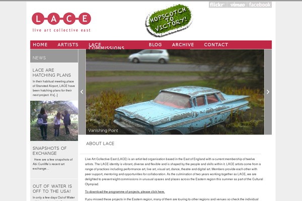 WordPress website example screenshot