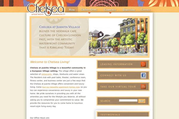 Chelsea theme site design template sample