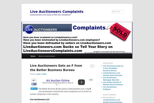 Twenty Eleven theme site design template sample