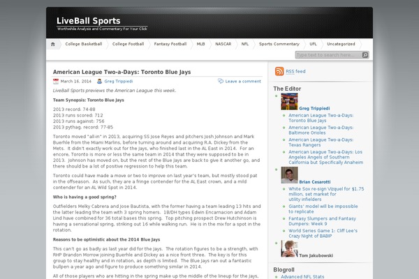 WordPress website example screenshot