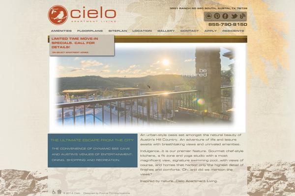 cielo theme websites examples