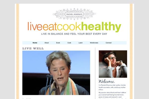 liveeatcookhealthy.com site used Liveeatcook