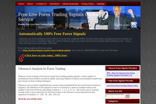 liveforexsignal.com site used Forex-signals