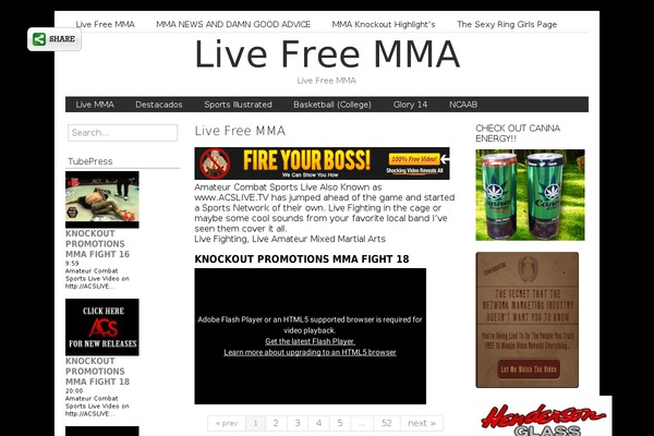 livefreemma.com site used NewMedia