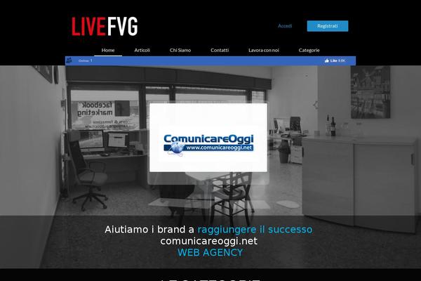 livefvg.com site used Livefvg_2014