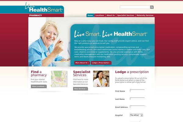 livehealthsmart.com.au site used Healthsmart
