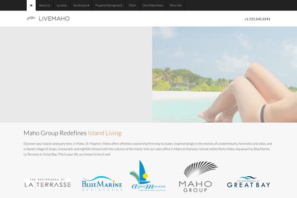 Realto theme site design template sample