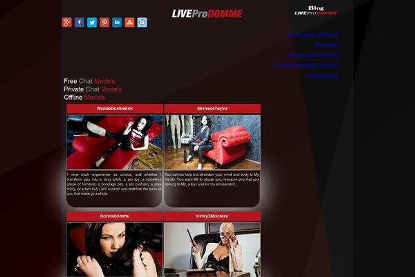 liveprodomme.com site used Metrika
