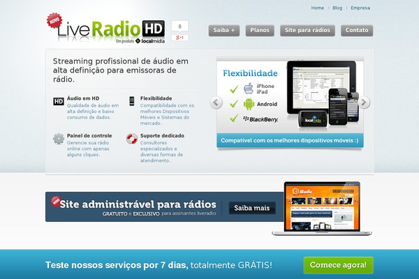 liveradio.com.br site used Live-radio