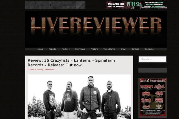 livereviewer.com site used Generatepress-child