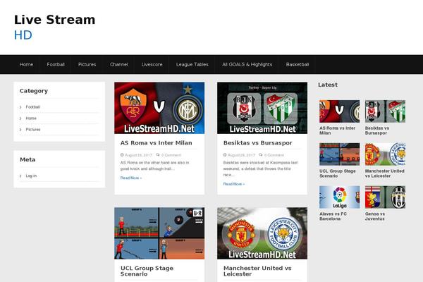 WordPress website example screenshot