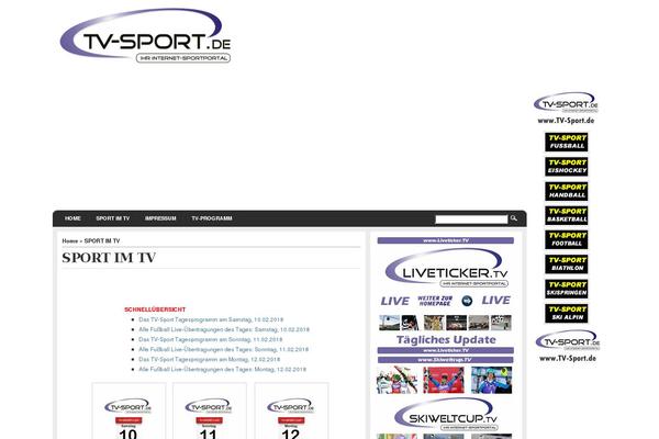 liveticker.tv site used Tvsportnews