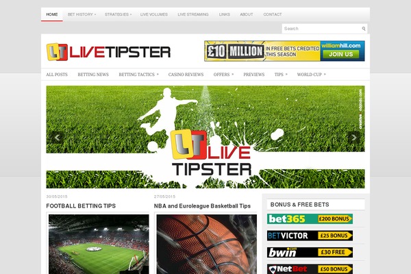 WordPress website example screenshot