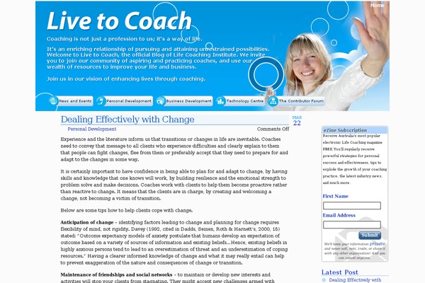 Default theme site design template sample