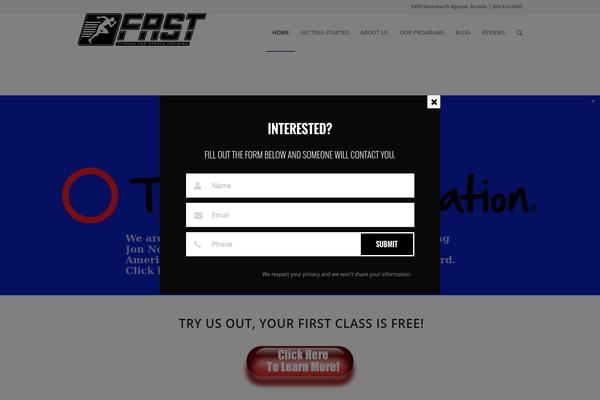 WordPress website example screenshot