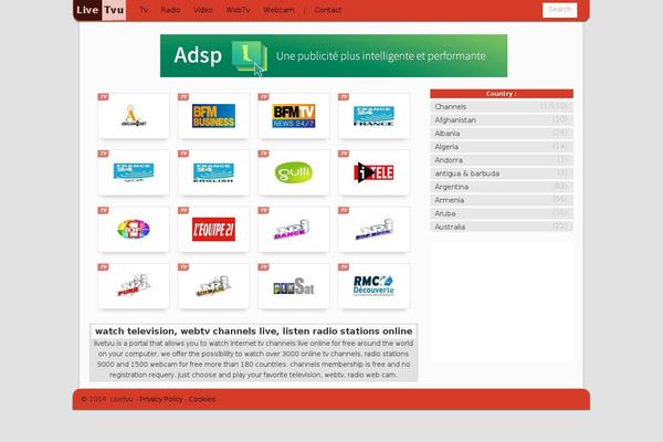 livetvu.com site used Live-v3