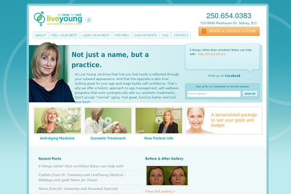 liveyoung.ca site used Live-young