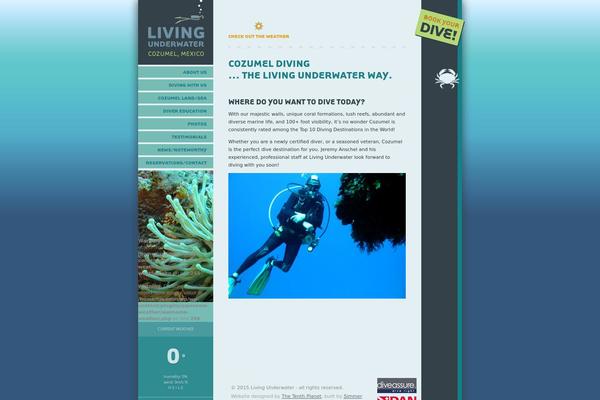 living-underwater.com site used Livingunderwater