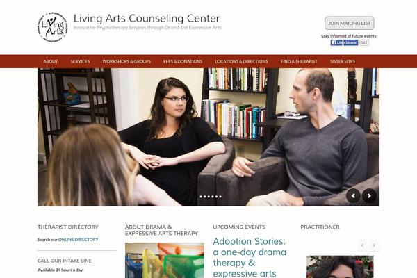 livingartscounseling.org site used Livingarts