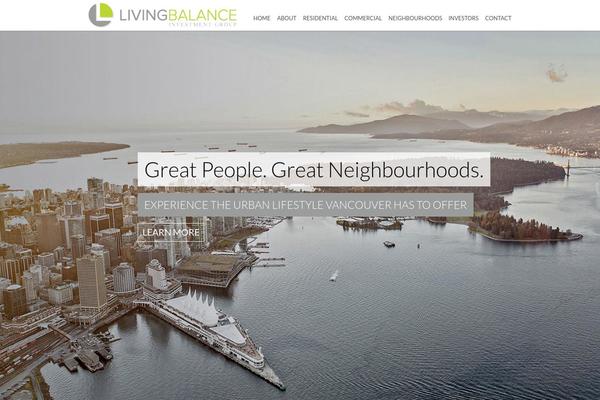 livingbalance.ca site used Livingbalancetheme