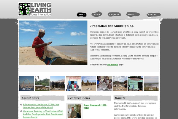 livingearth.org.uk site used Lef